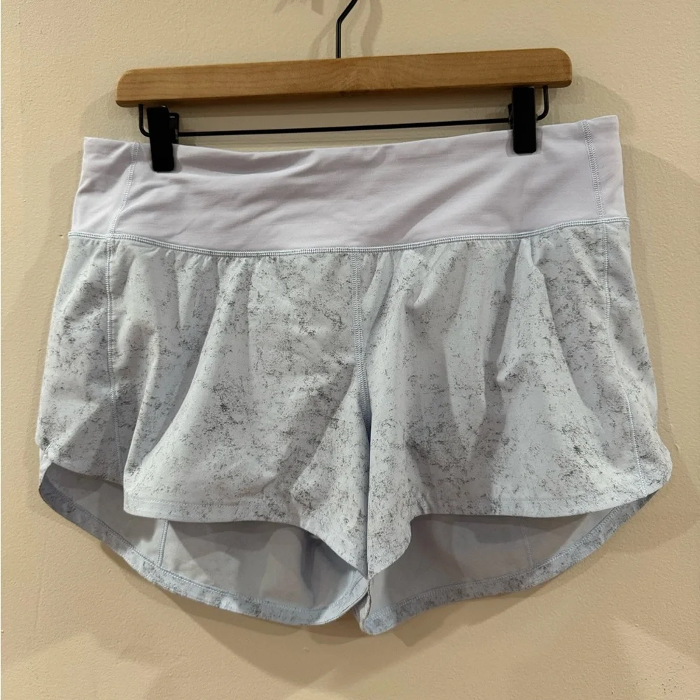lululemon speed up mid-rise lined short 4” size 10